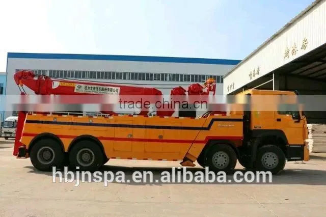 HOWO 8X4 heavy duty rotator tow truck