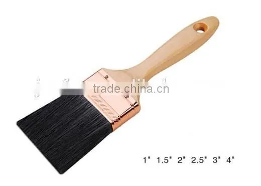 colorful wooden handle black bristle paint brush