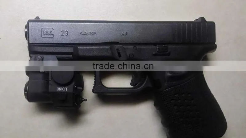 The Smallest Laser gun sight with three laser colors adjustable,red,green or infrared used for glock type and rifle guns