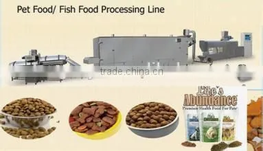 Twin screw pet food production equipment