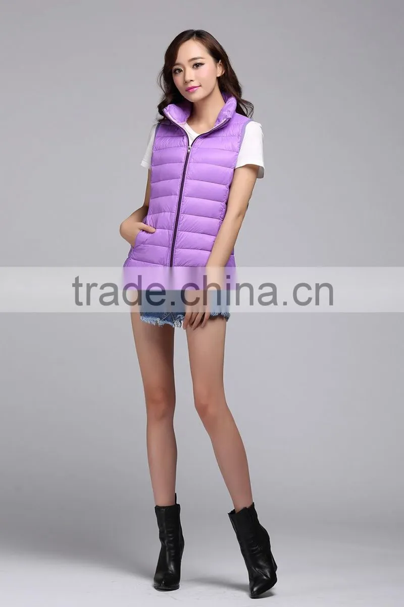 women's winter padded latest waistcoat for women Design