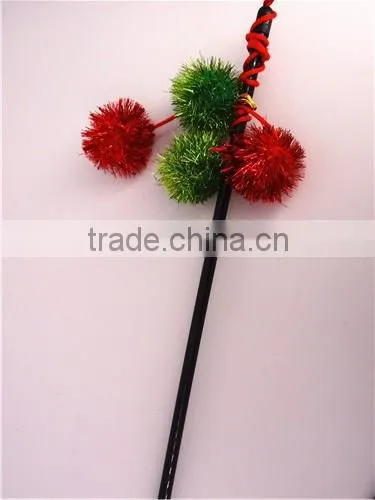 colorful ball nature cat swing toys with sticker toy wholesale cat toys