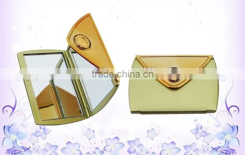Purse pocket mirror double sided