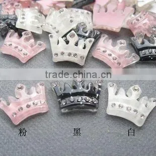 Hot sale flat back resins bow for jewelry or phone decoration