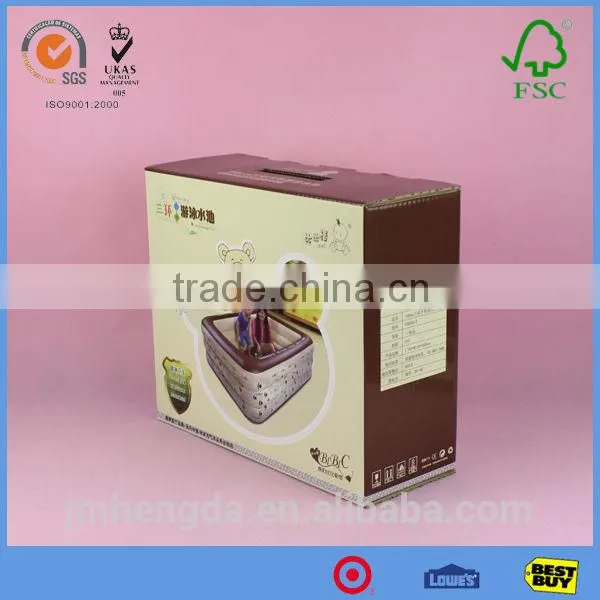 Colorful Display Wholesale Corrugated Package With Competitive Price