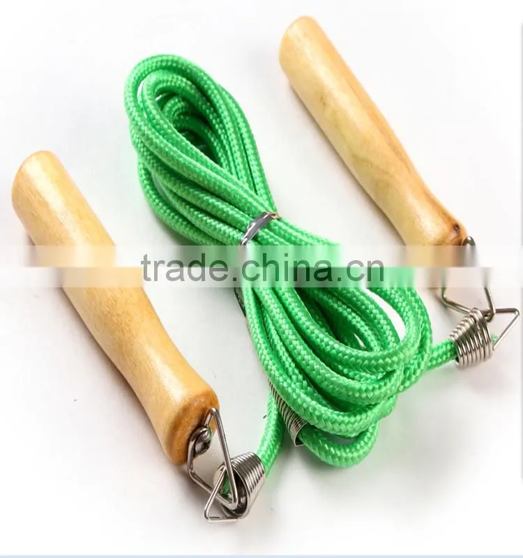 China wholesale OEM wooden cheap jump rope