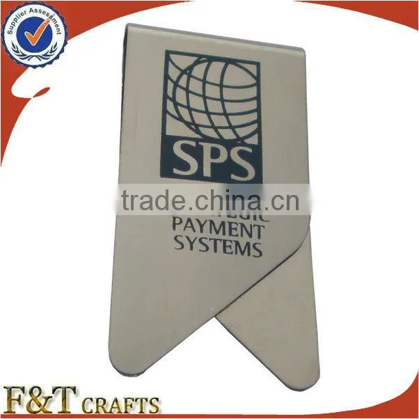 chinese oem supplier boomark square paper clip with custom logo