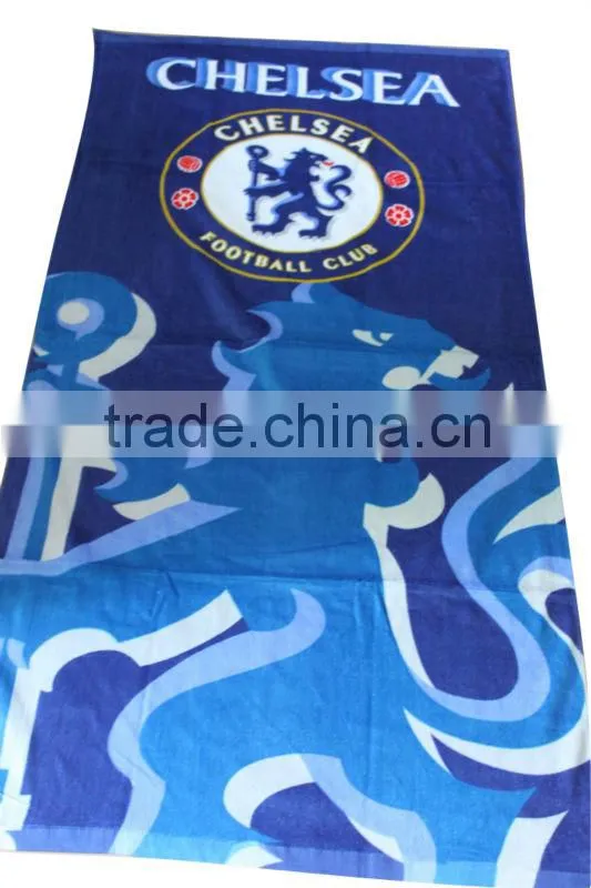 Wholesale digital printing hotel beach towel with inflatable pillow