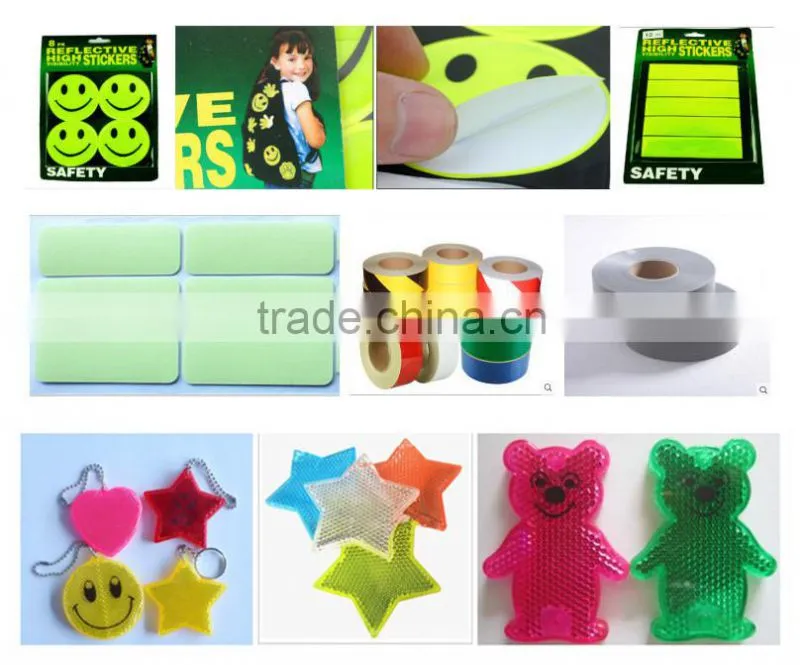 promotional self adhesive pvc high visiblity reflective stickers