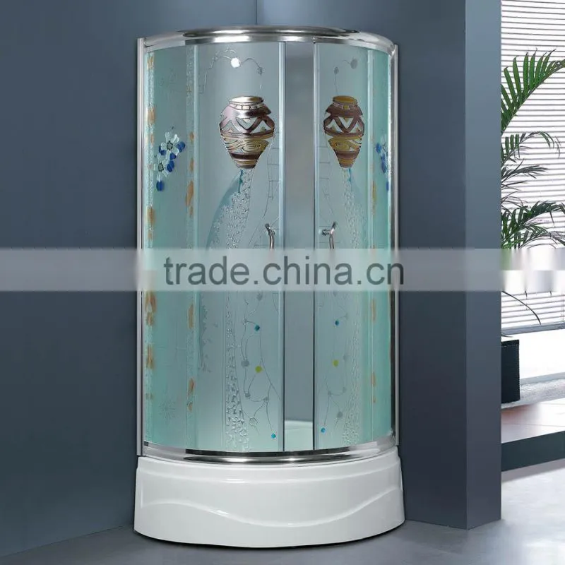 square corner shower room with acrylic shower base Y604A