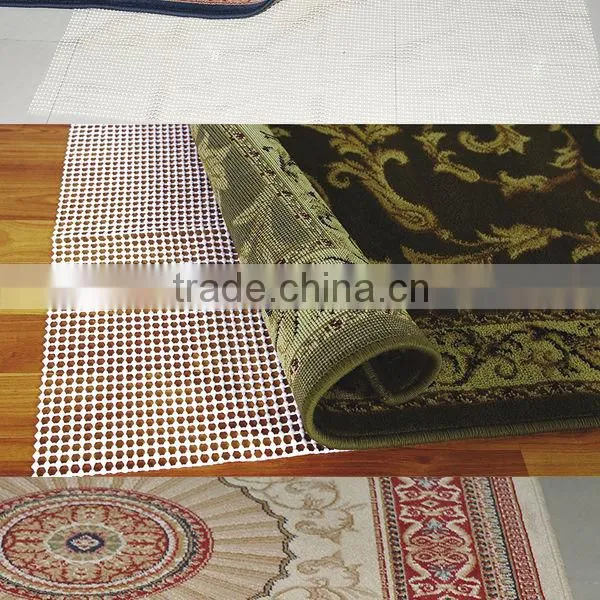 mildew resistant non-slip pvc carpet underlay grip mat