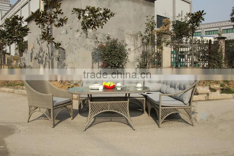 ALUMINIUM GARDEN PLASTIC OVAL MODERN TABLE