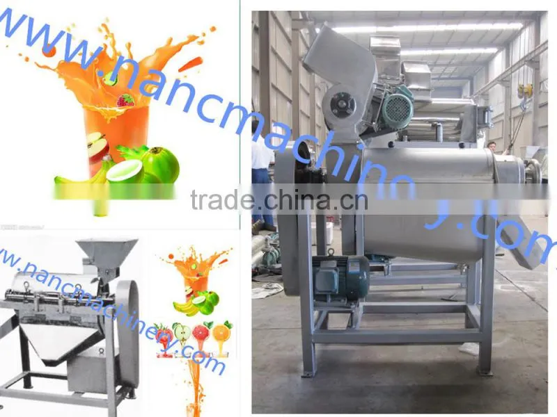 Fully automatic fresh fruit crusher and juice extractor