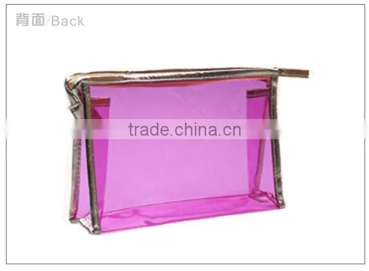 clear plastic zipper pouch;clear Makeup bag;cheap wholesale makeup bags