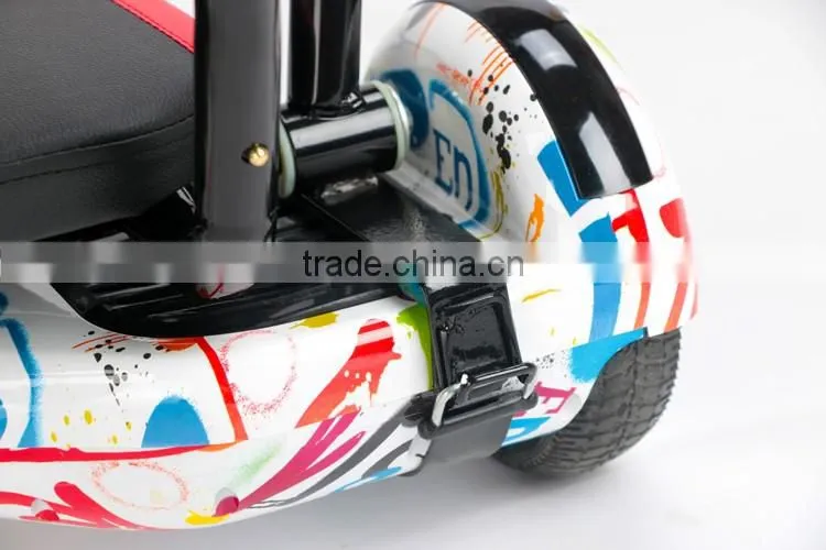 2016 adjustable seat hoverkart for two wheels self balance scooter hoverboard go kart Sitting Chair