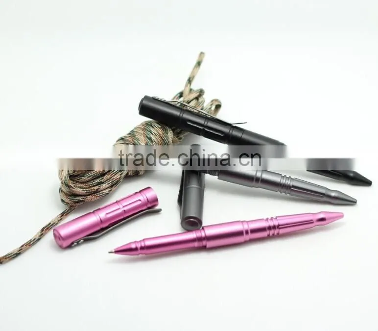 Aviation aluminum military tactical pen metal pen