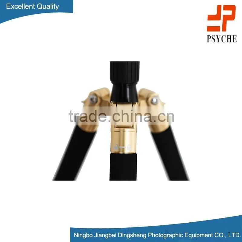 Carbon firber tripod 8806CD with ball head and new gold body frame