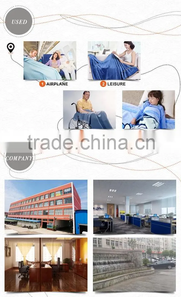 100% Polyester Polyester coral fleece and plush blanket