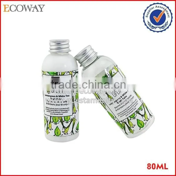 clear empty hotel bottles for liquor plastic cosmetic bottles 80ml on sale