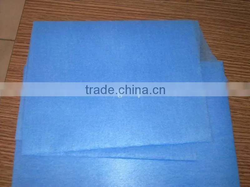chemical bond nonwoven fabric for hygienic materials