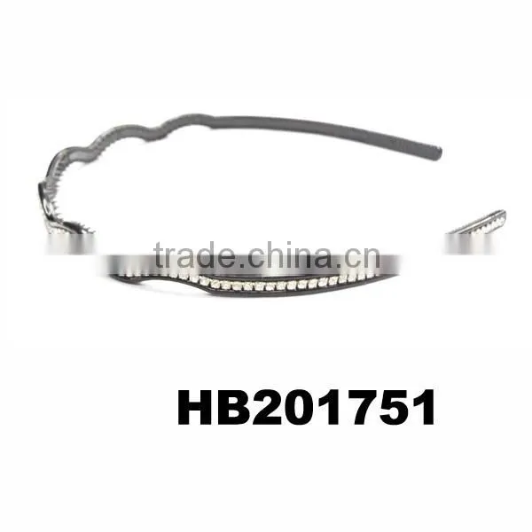 bulk cheap wholesale rhinestone plastic headbands with teeth
