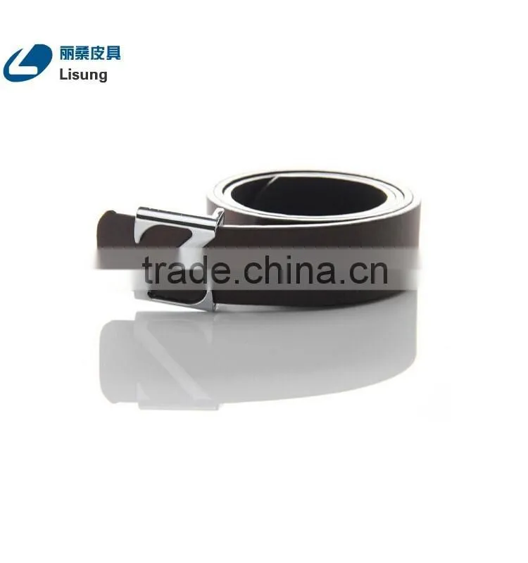 Press Buckle Cheap Pu Leather Belts For Men