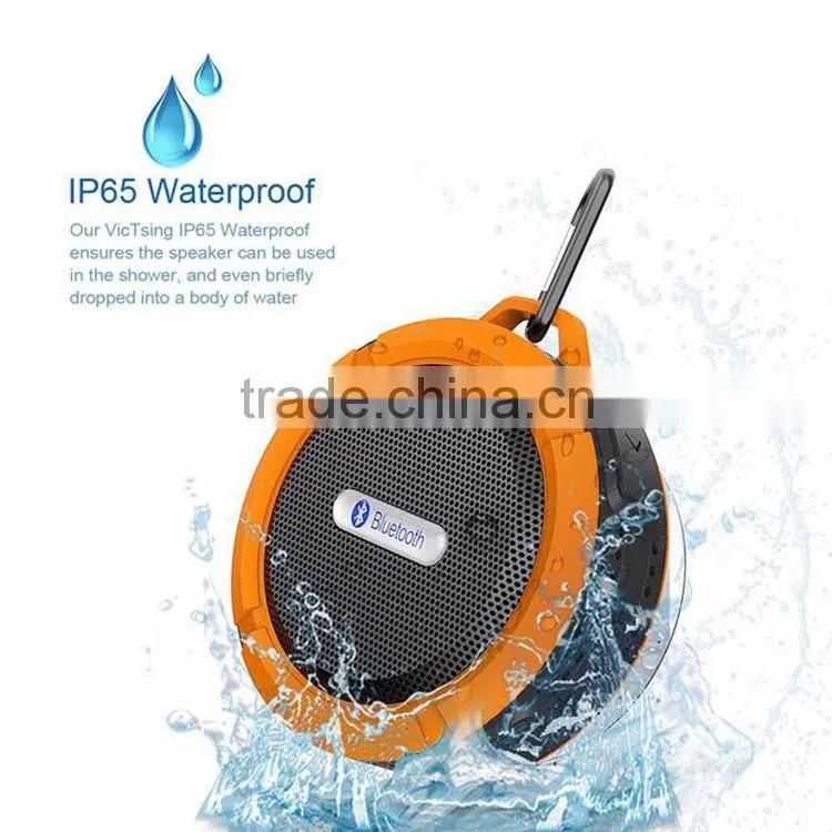 Portable Bluetooth 3 Watt Portable Speaker Waterproof with usb port