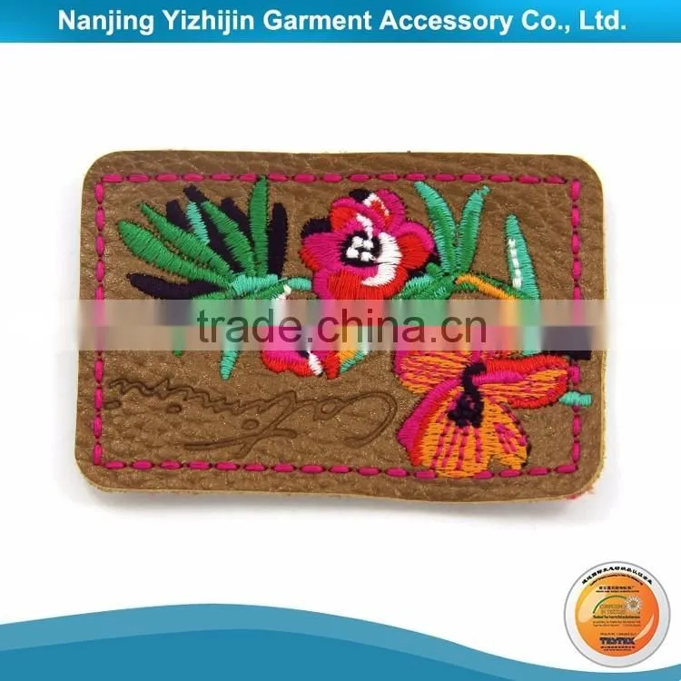 High Quality Garment Cord Stopper Leather Made in Yizhijin