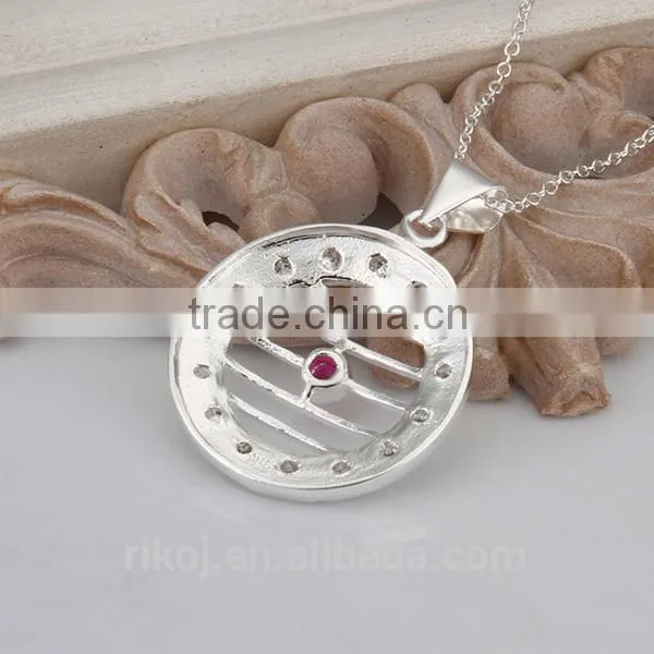 2015 lekani 925 silver plated Muslim religious medal necklace