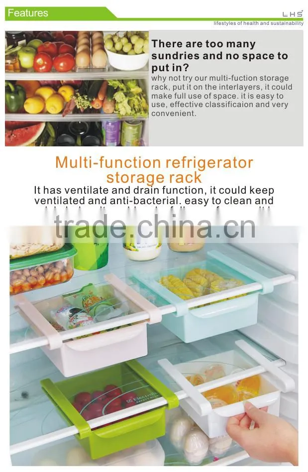 Novelty freshness preservation multifuction push pull type Fridge Storage