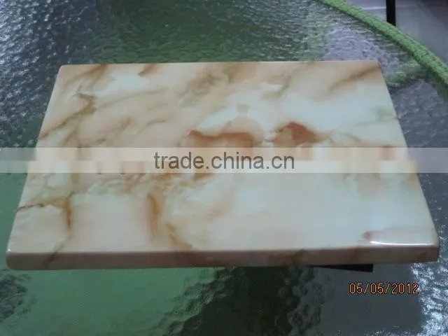 cheap square artificial marble table top T2601