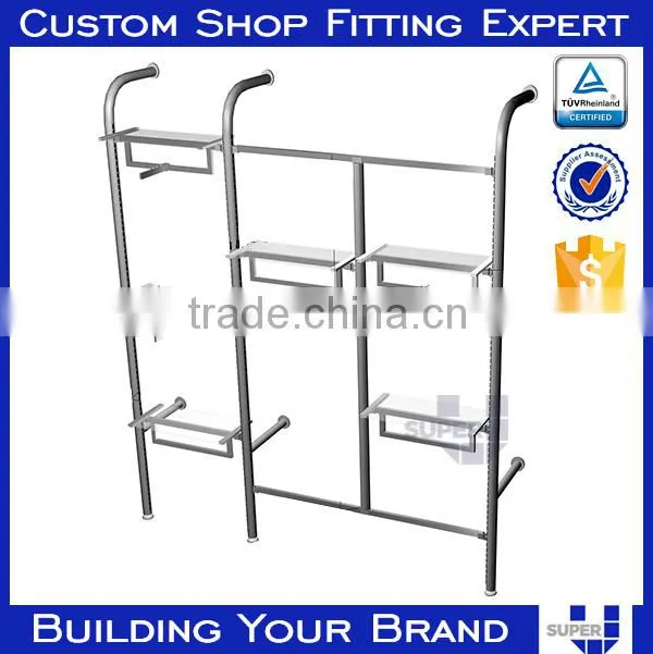 Free Standing Hook Accessories Shelf Display