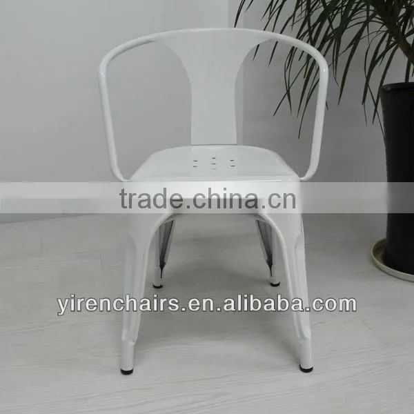 chair with arms - black