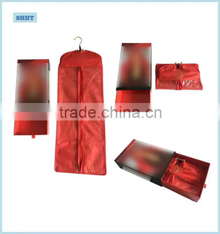 hot sale custom hair extension box and bag and hanger matched