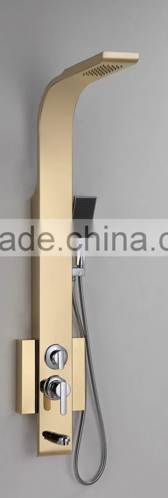 Rose gold color small size beautiful stainless steel 304 shower panel