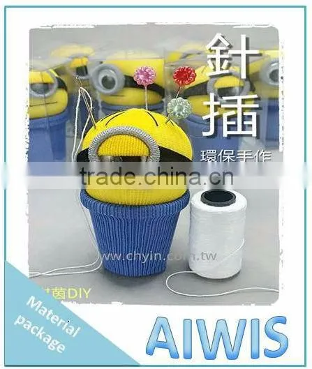 Pin plug material package diy toy