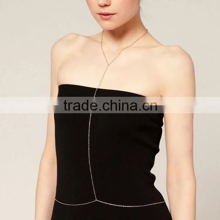 wearable body chain jewelry, exotic fake body jewelry