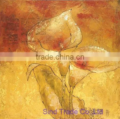 abstract figure oil painting on canvas