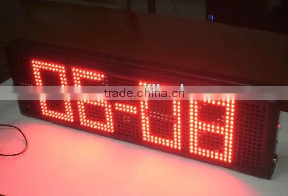 5" IP43 6 Digits Led Digital Clock Display, Hangrand high quality led clock display