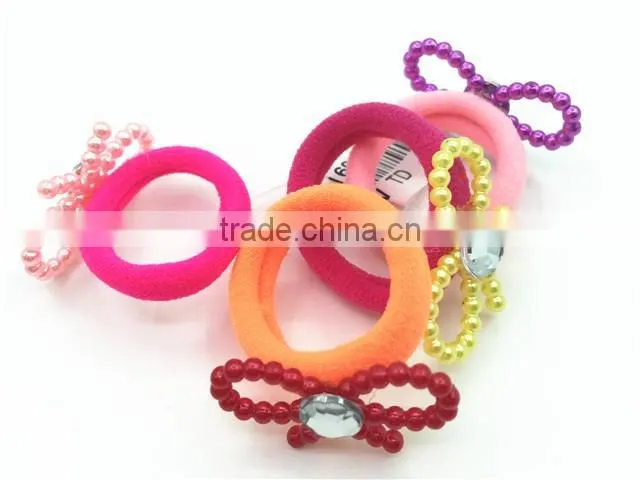 Lovely candy colors apple design children hair tie set