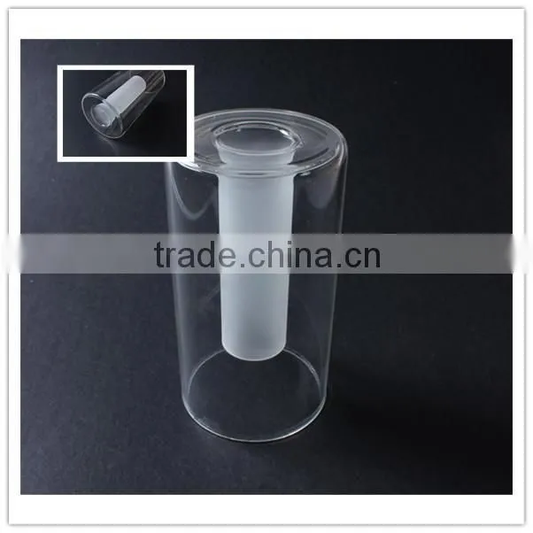 china factory high quality double wall pyrex glass lamp shade