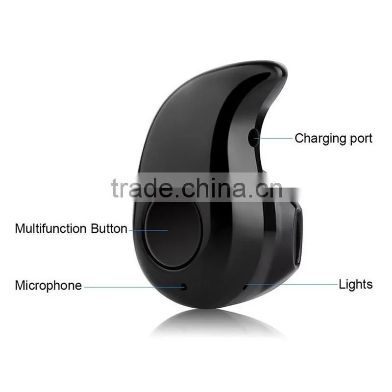 Facotry Wholesale 2016 Most Popular Wireless Bluetooth 4.0 Earbud S530 Mini Invisible Bluetooth Stereo In-Ear