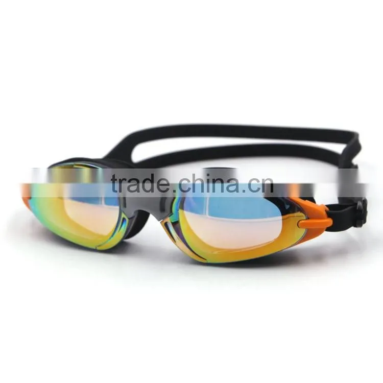 High grade silicone cartoon child swimming goggles for kids