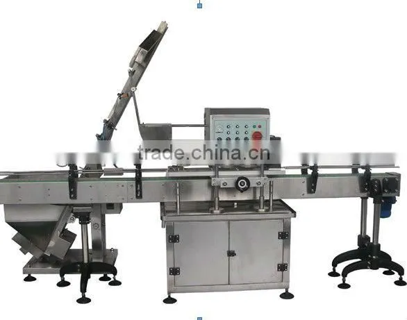 high speed automatic bottle lid capping machine cap and seal machinery