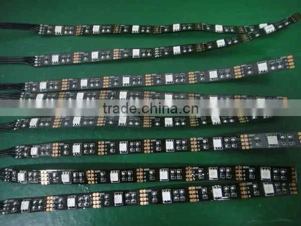 black pcb led flexible strip 5v for cars/bikes/toy cars/scooters