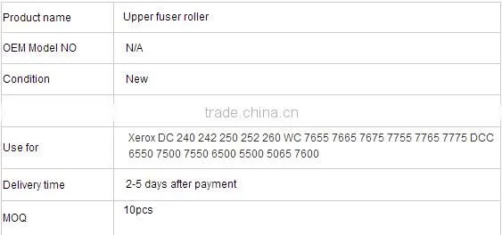 Upper Fuser Roller For DC 242/252