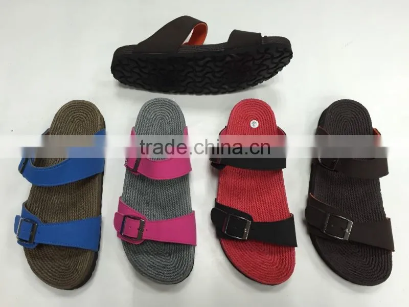663 LOULUEN Classic Summer Women Comfortable Walker Sandal Slipper