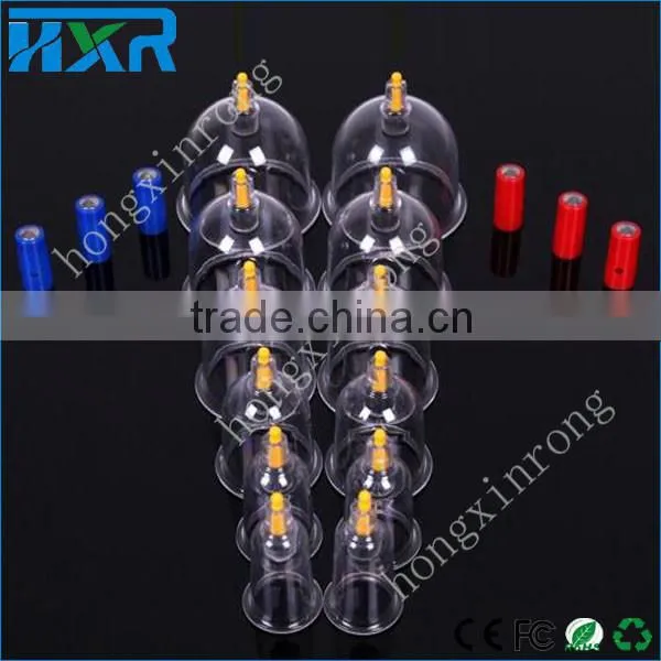 Hot Sell Chinese platic cupping vaccum set for health care