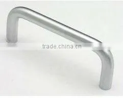 D pull handle, wire pull handle, solid steel, 4" Drill centers
