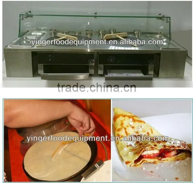 New Style Gas mobile Crepe Cart